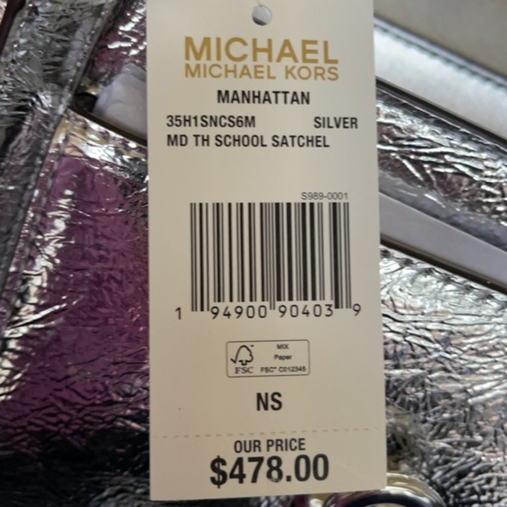 Michael Kors Manhattan Medium School Satchel - Picture 11 of 16